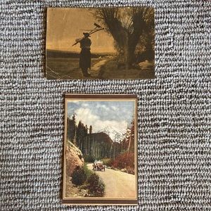 Two vintage photographs.